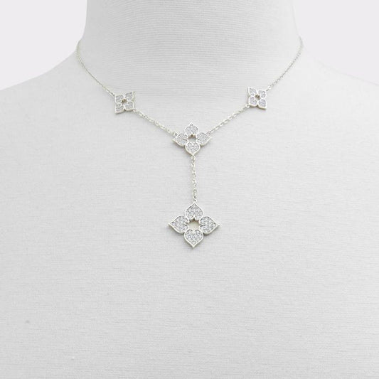 Silver Elastane Necklace