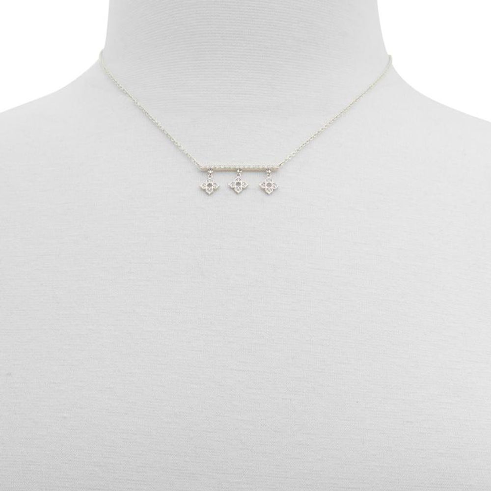 Silver Elastane Necklace