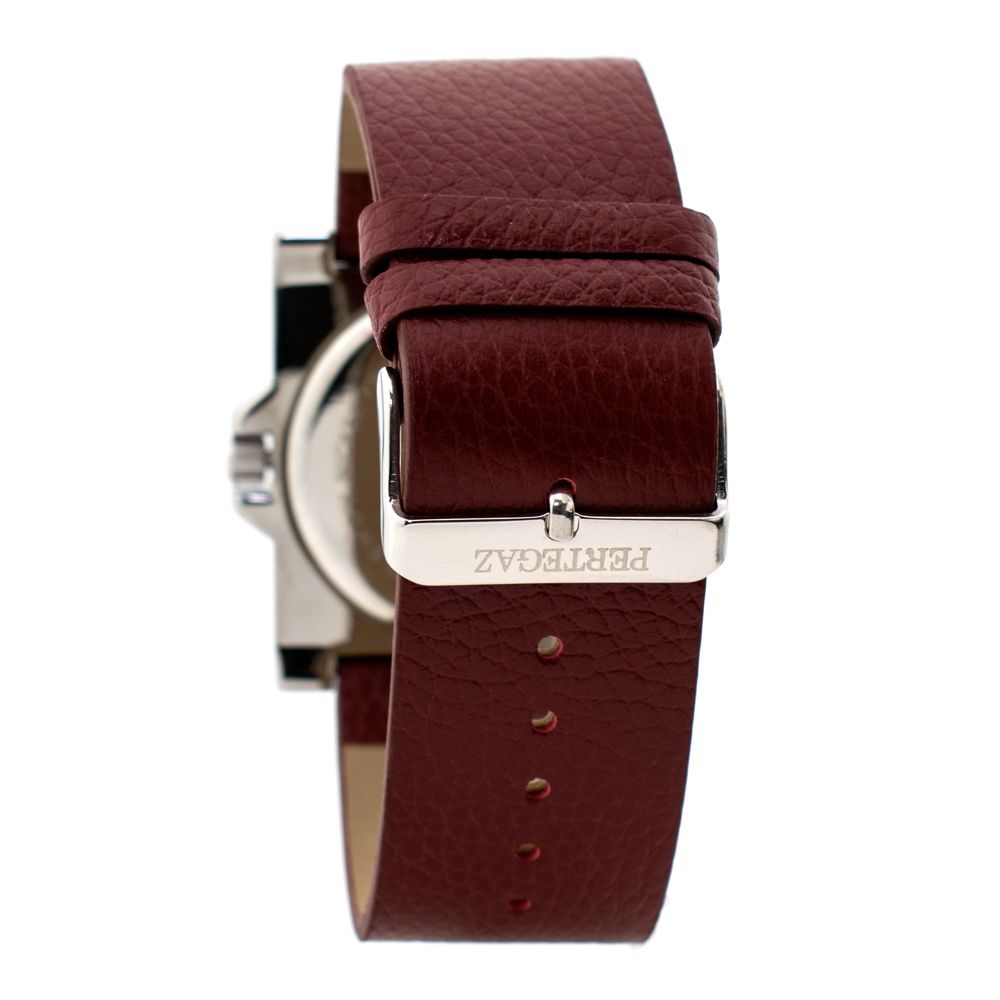 Bordeaux Leather Dress Watch