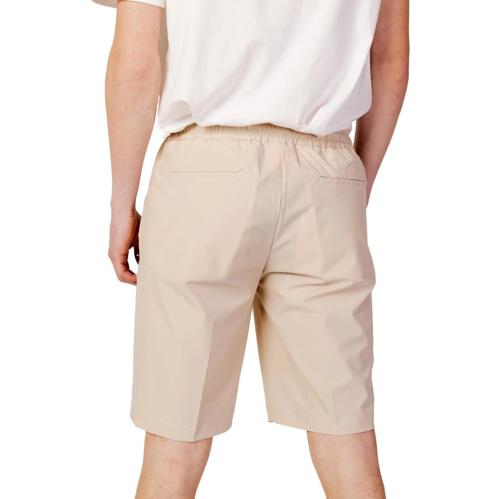 Beige Nylon Shorts