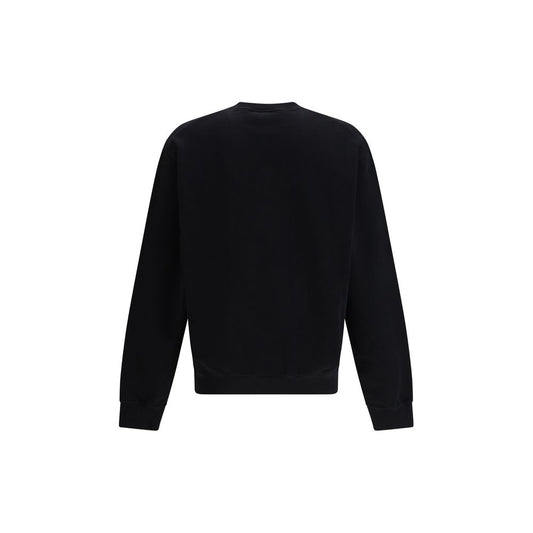 Black Cotton Sweatshirt