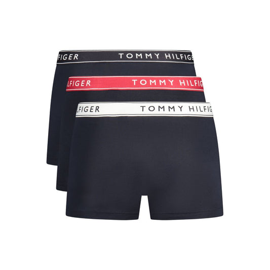 Blue Cotton Men's Boxer Short