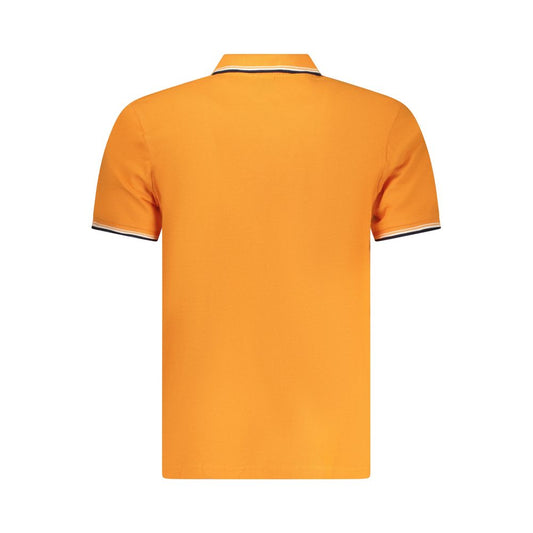 Arancione Cotton Men Polo