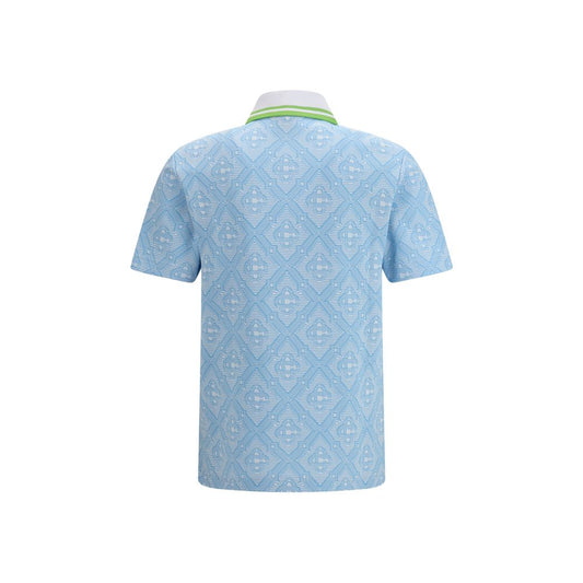 Light Blue Cotton Polo Shirt