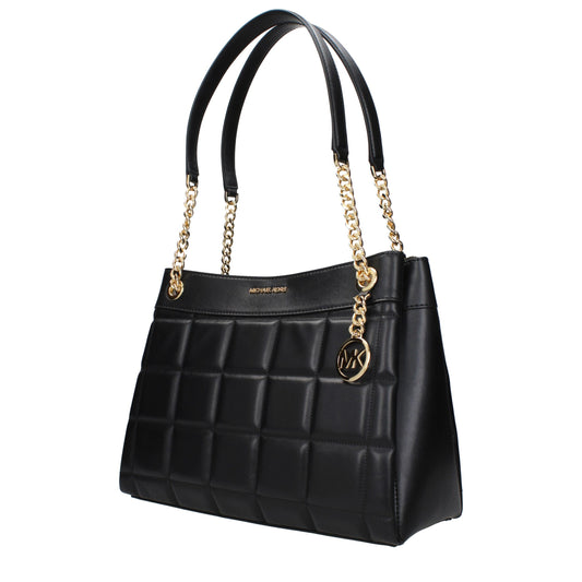 Black Leather Shoulder Bag
