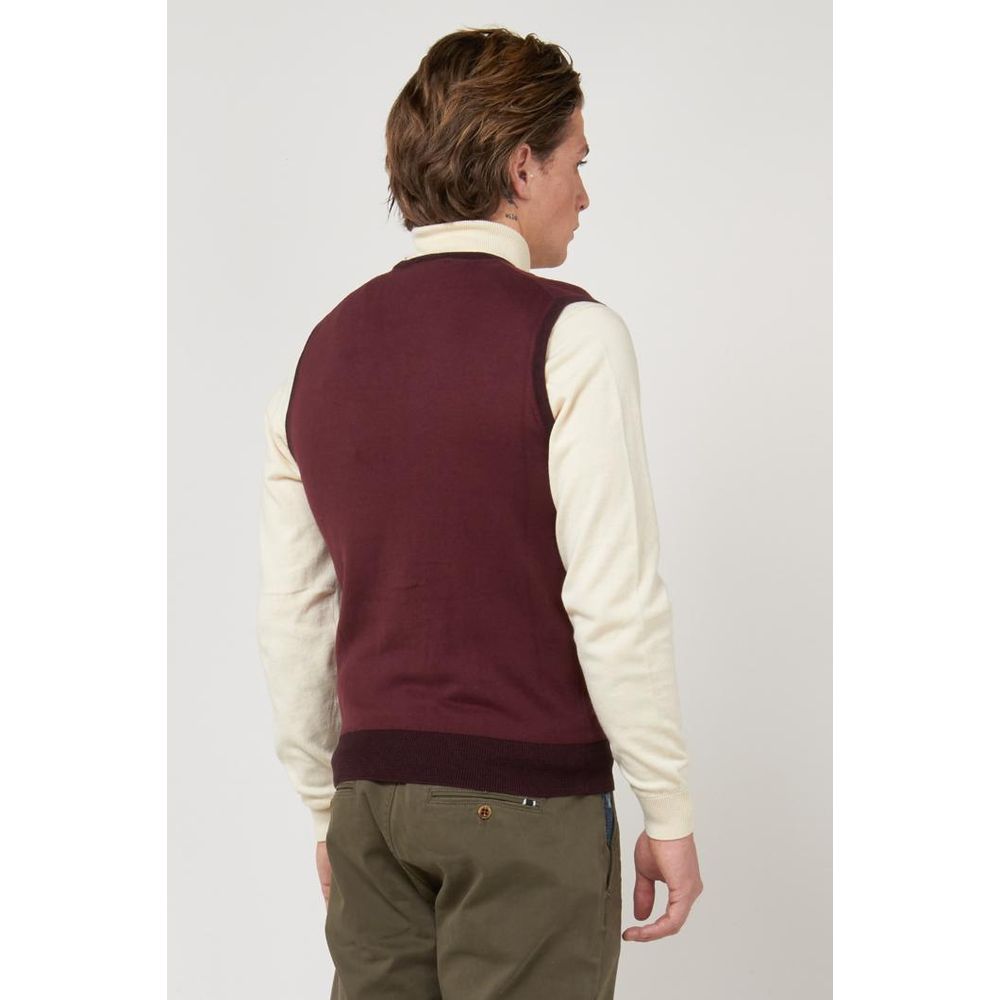 Bordeaux Cotton Waistcoat