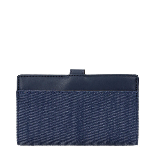 Blue Fabric Wallet