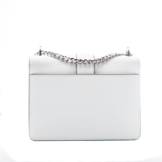 White Leather Shoulder Bag