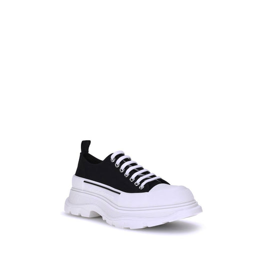 Black Rubber Chunky Sneakers