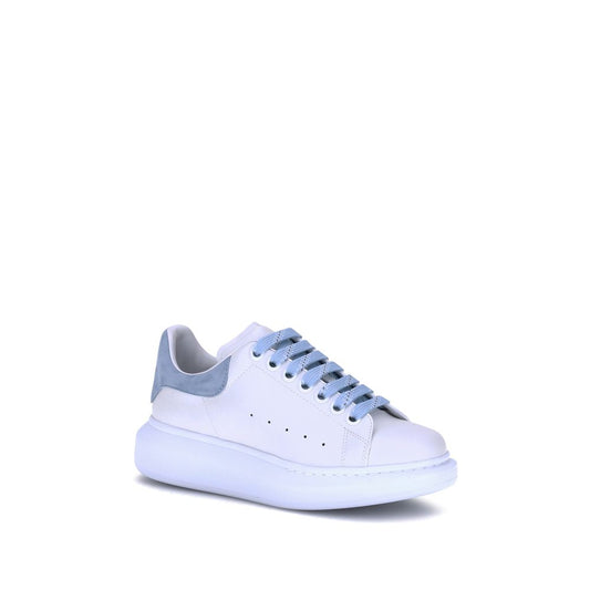Blue Calf Leather Bos Taurus Platform Sneakers