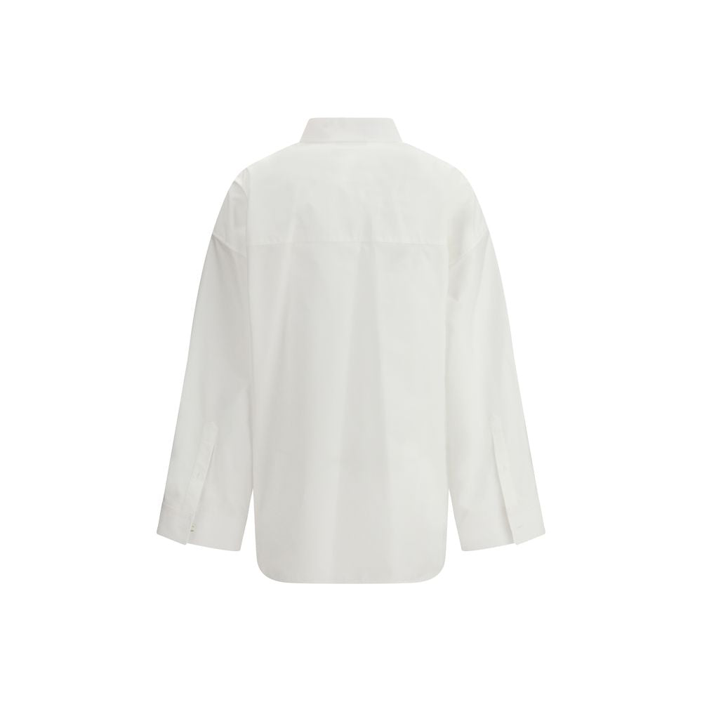 White Cotton Dress Shirt