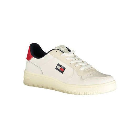 Bianco Polyurethane Men Sneaker