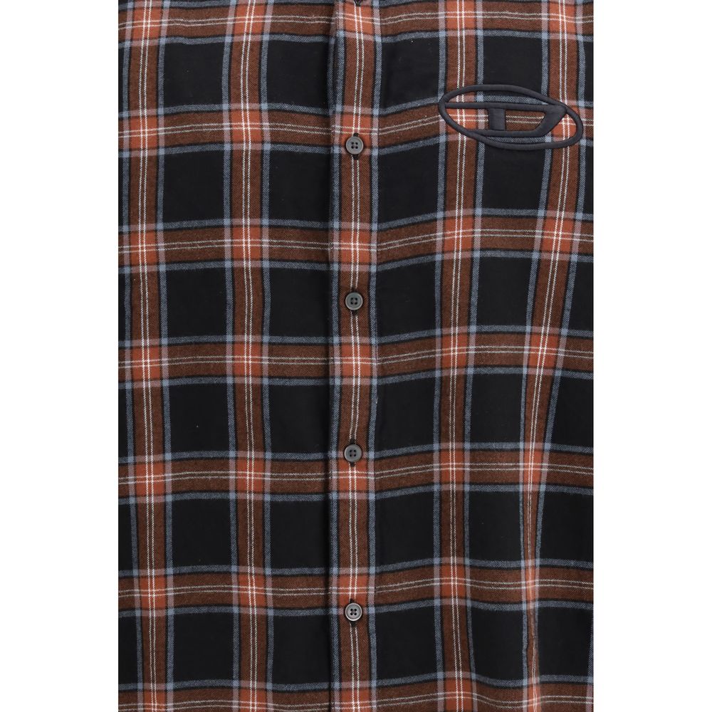 Blue Cotton Pattern Shirt