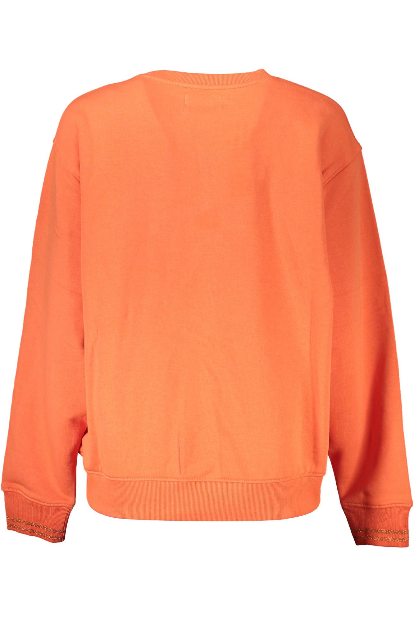 Orange Cotton Sweatshirt