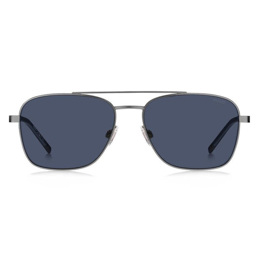 Gray Metal Sunglasses