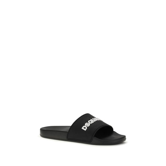 Black Rubber Sandals