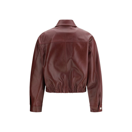 Bordeaux Leather Jacket
