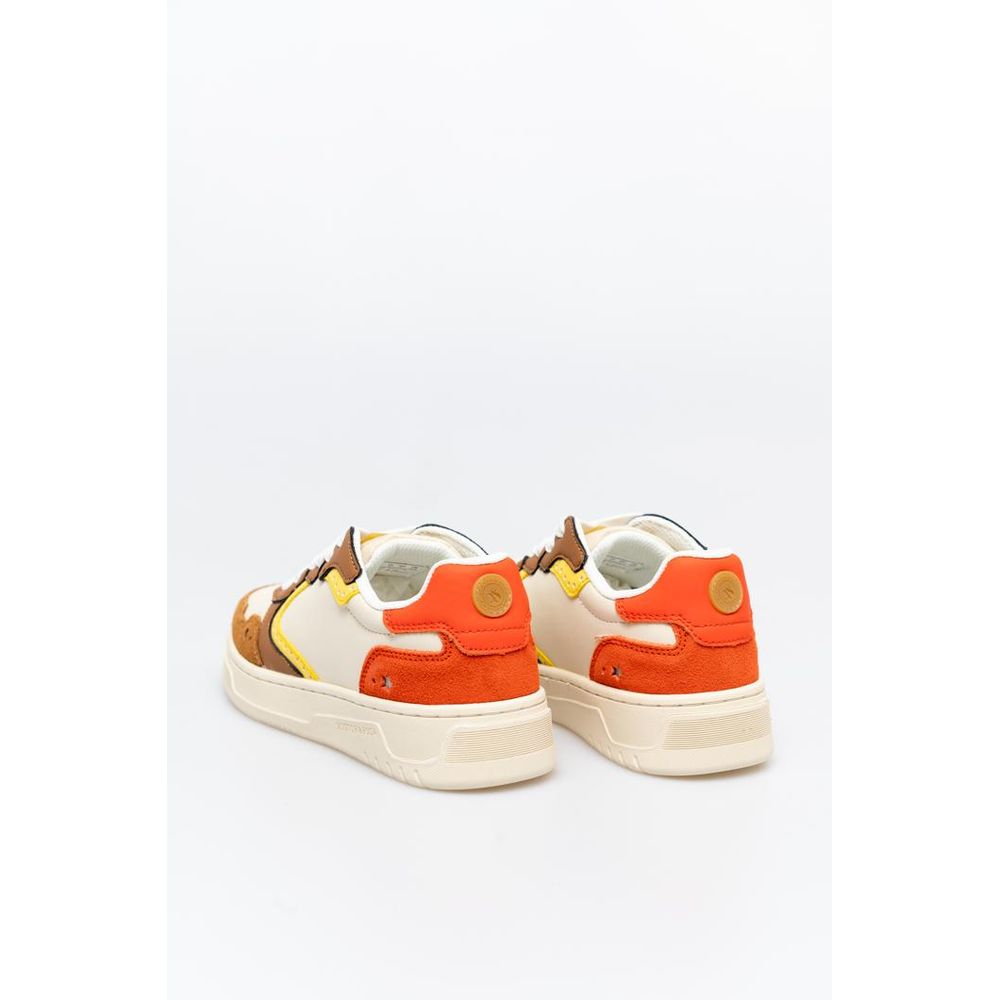 Multicolor Cowhide Low Top Sneakers