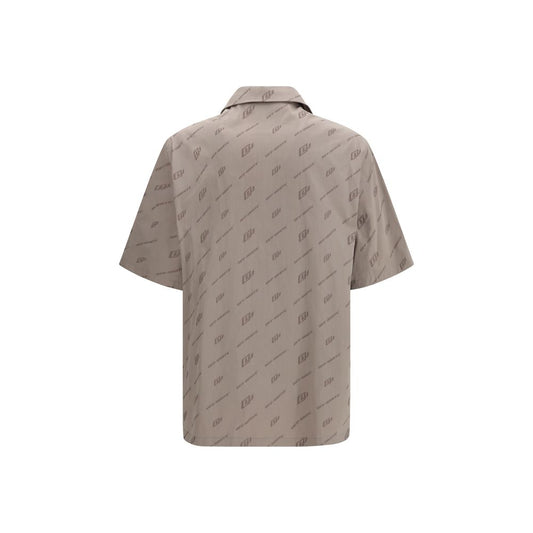 Beige Viscose Shortsleeve Shirt