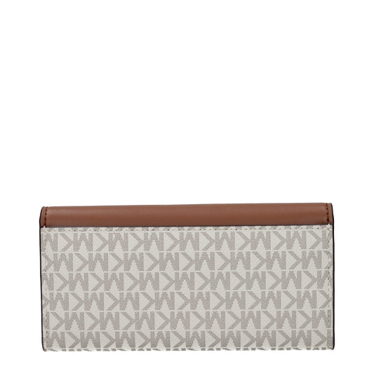 Beige Fabric Wallet