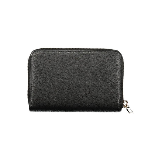 Nero Poliuretano Women Wallet