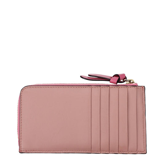 Pink Leather Wallet