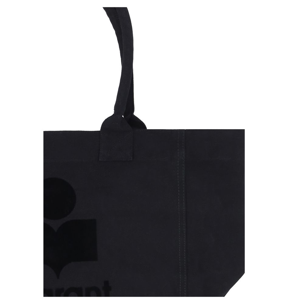 Black Cotton Shoulder Bag