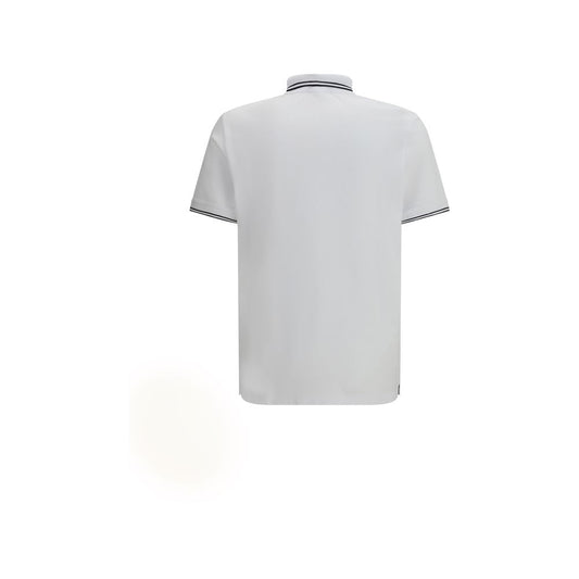 White Cotton Polo Shirt