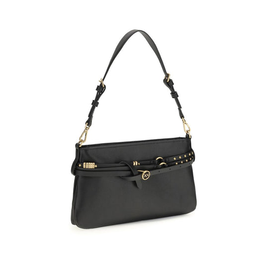 Black Calf Leather Bos Taurus Shoulder Bag