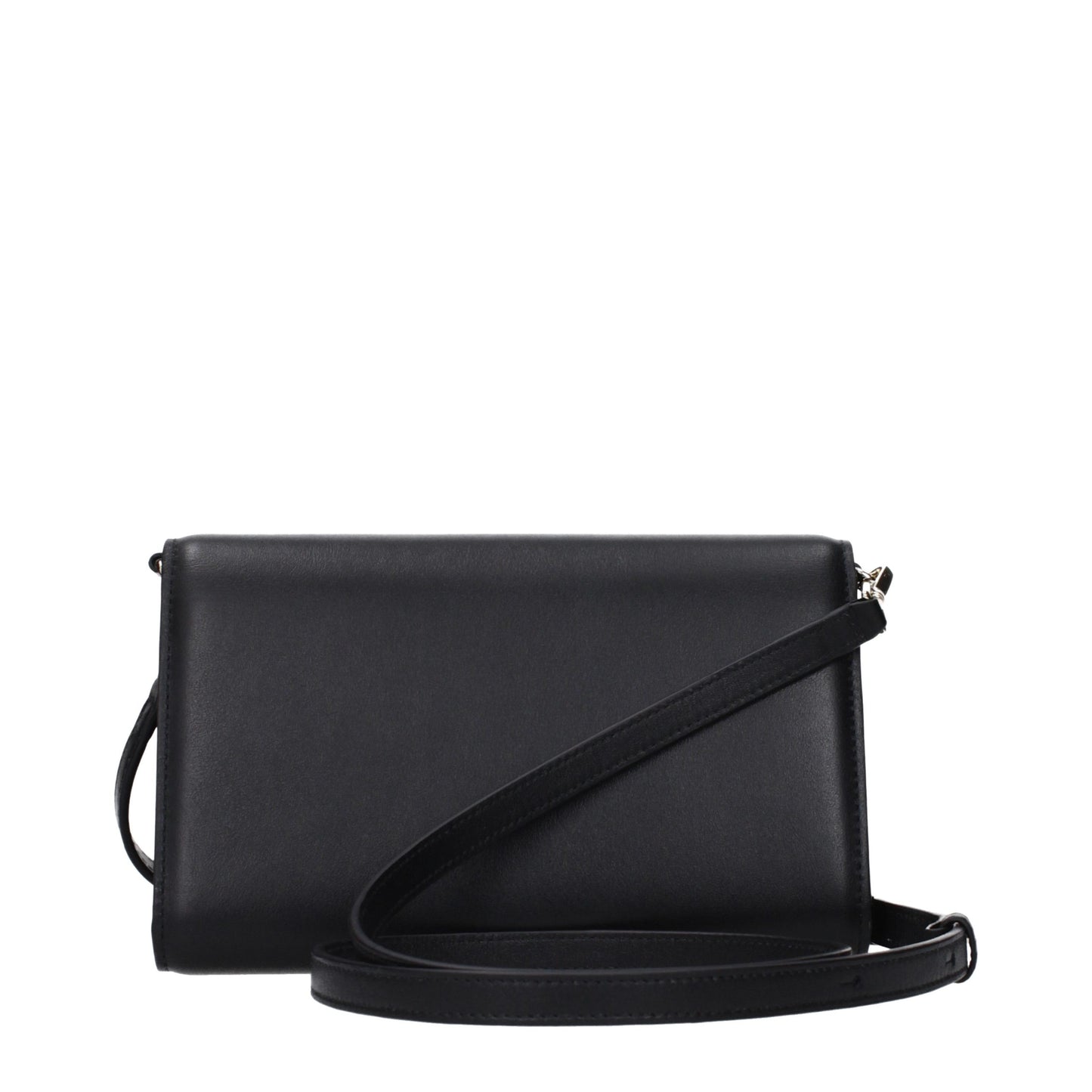 Black Leather Clutch Bag