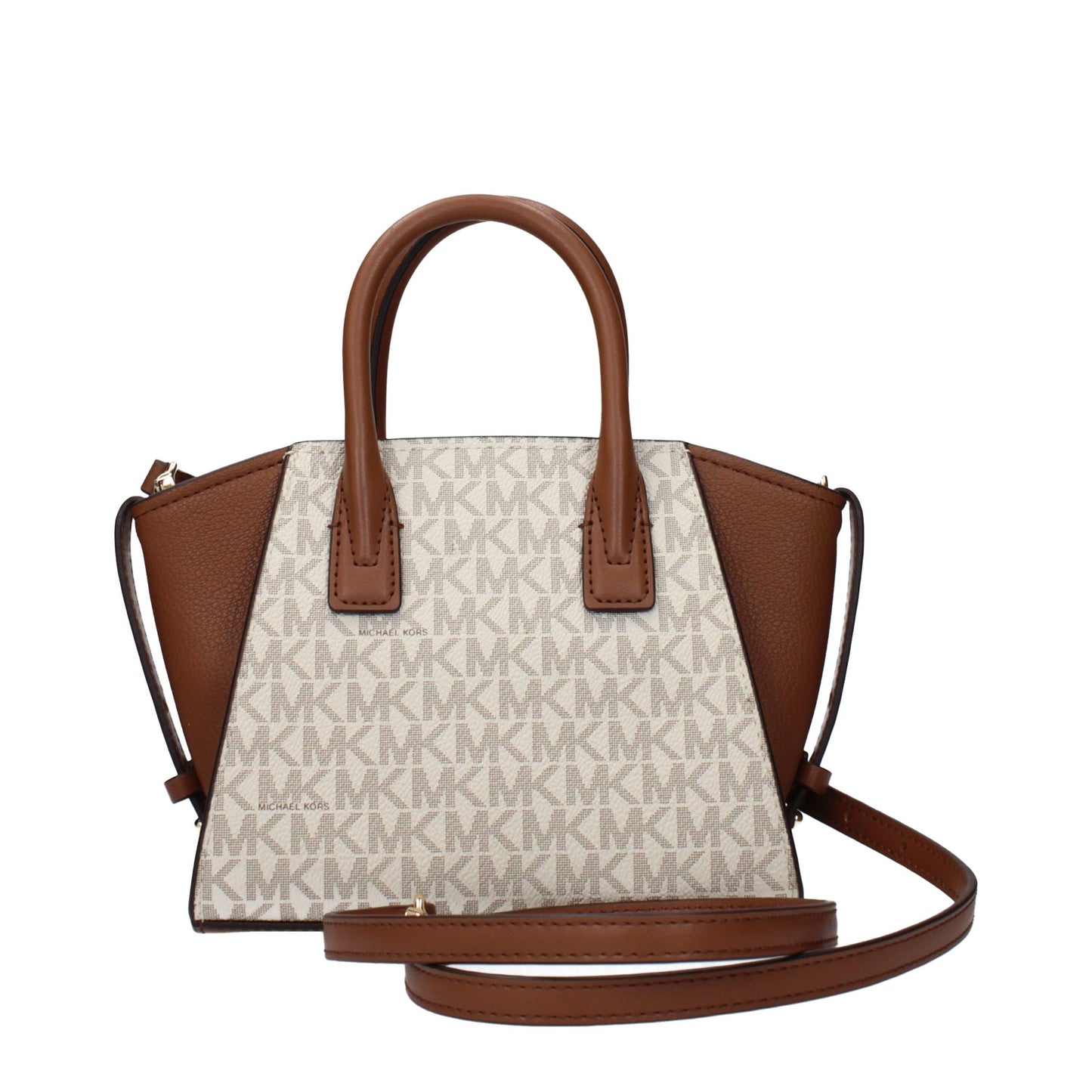 Beige Fabric Handbag