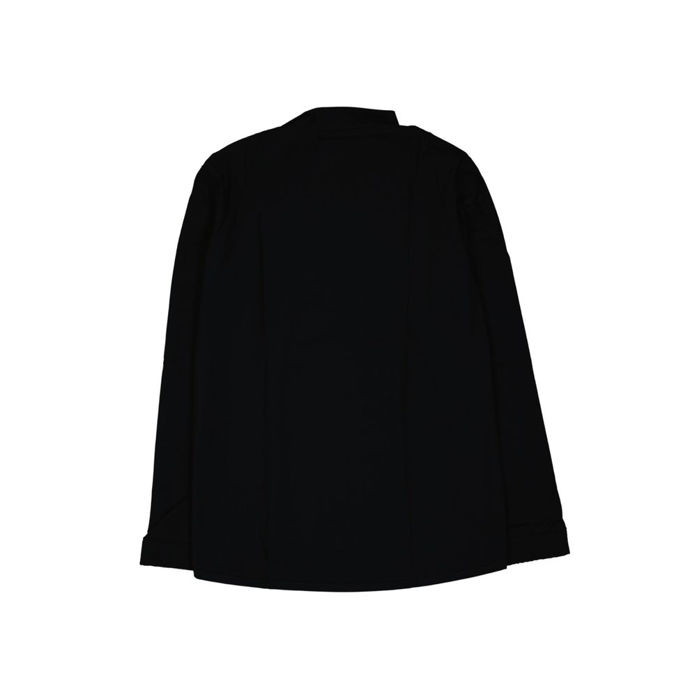 Black Elastane Shell Jacket