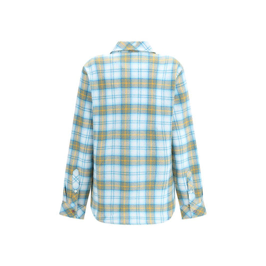 Blue Cashmere Pattern Shirt