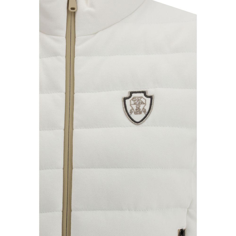 White Cotton Jackets And Coat