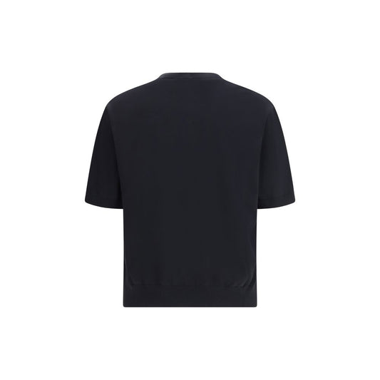Black Cotton T-Shirt