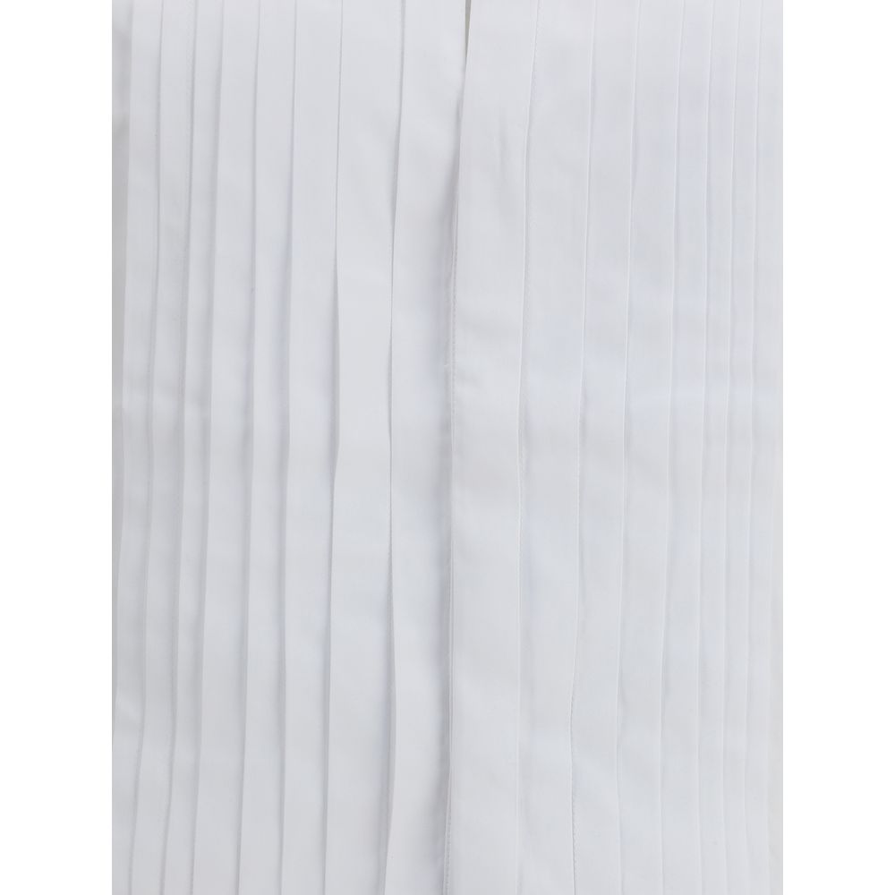 White Cotton Dress Shirt