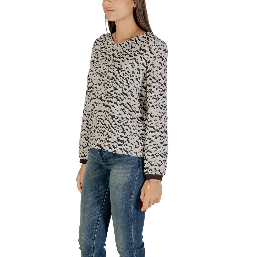 Bicolor Viscose Blouse