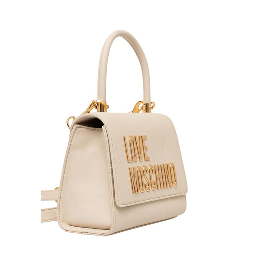 Beige Polyethylene Handbag