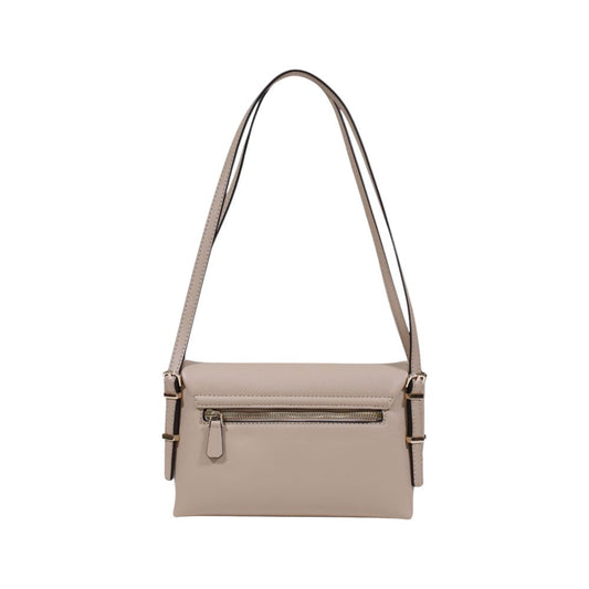 Beige Polyethylene Handbag