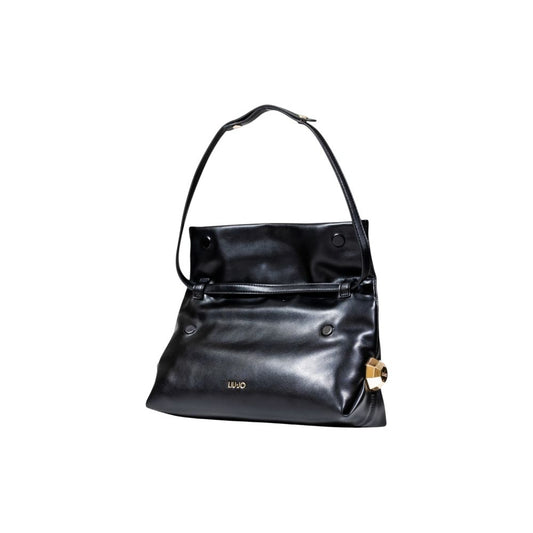 Black Polyethylene Clutch Bag