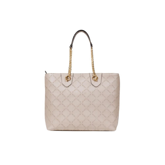 Beige Polyethylene Handbag
