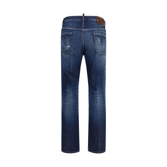 Blue Cotton Jeans Denim