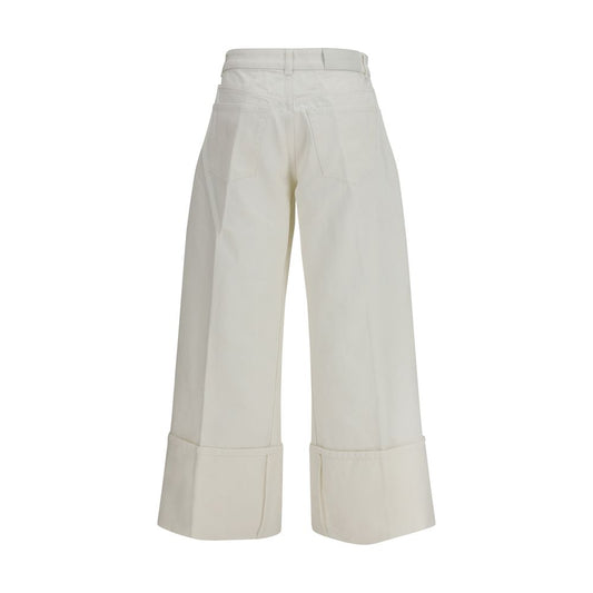 White Cotton Jeans Denim