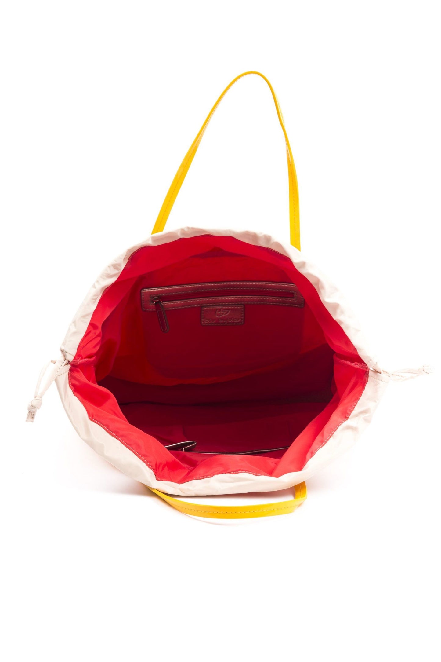 Yellow Polyester Shoulder Bag