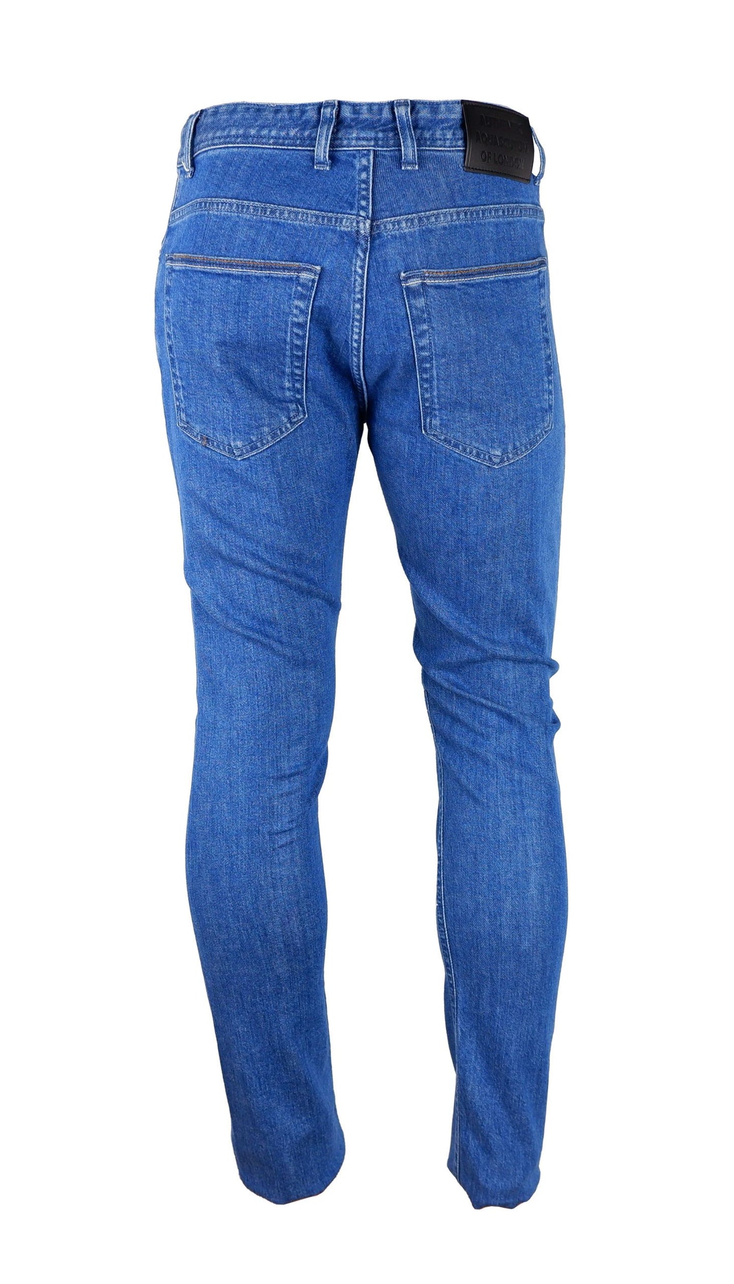 Blue Cotton Men's Jeans