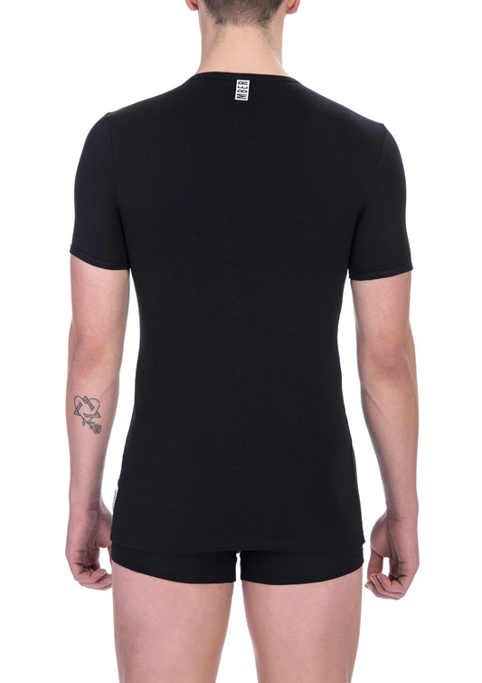 Black Cotton T-Shirt