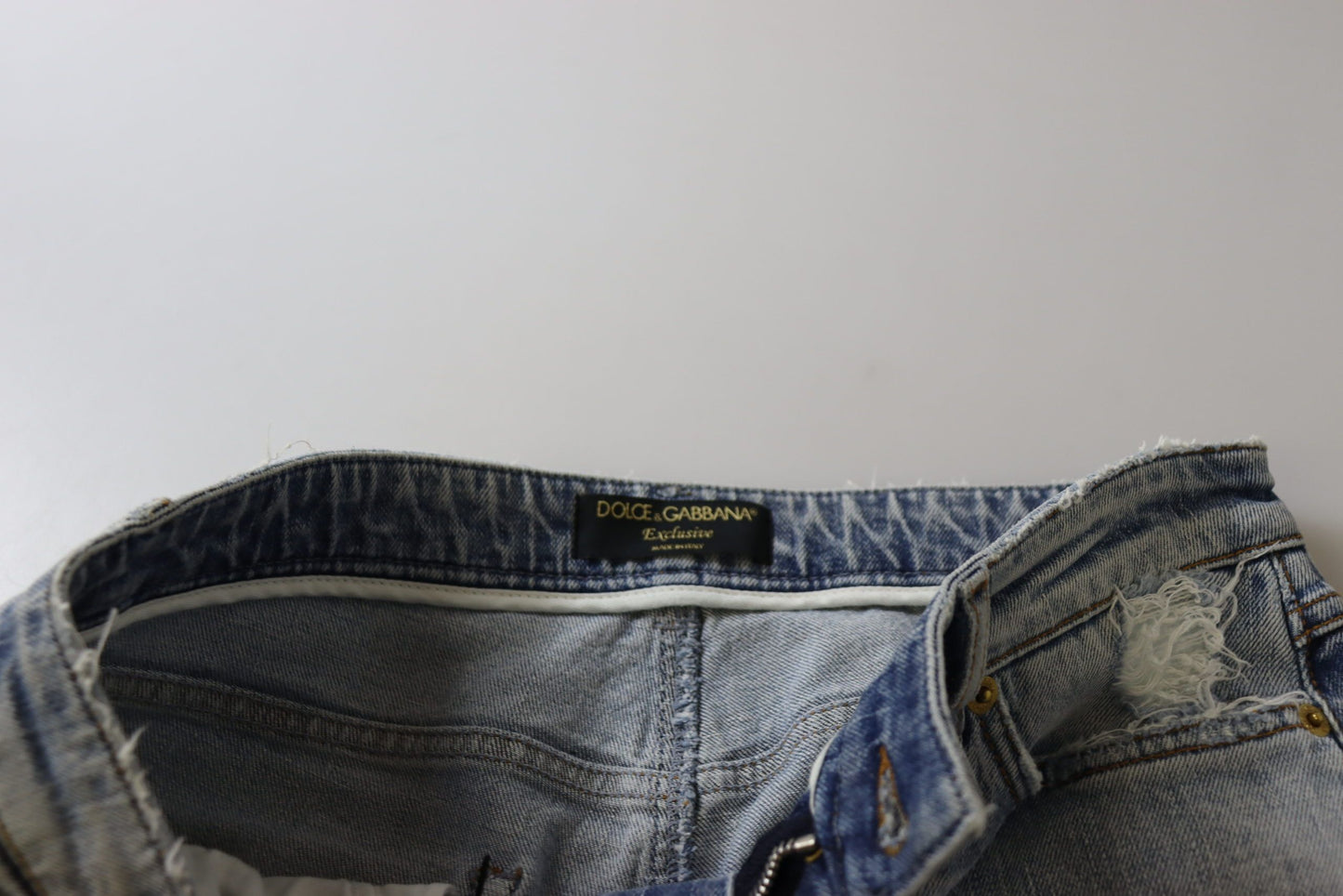 Blue Cotton Stretch Skinny Low Waist Denim Jeans