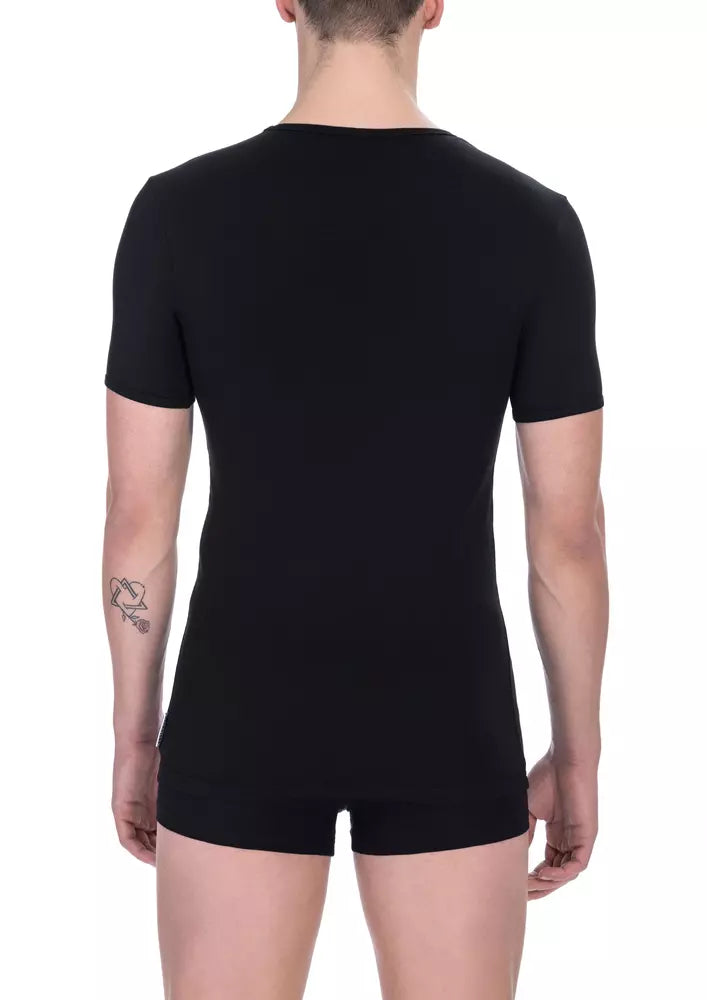 Black Cotton Men T-Shirt Pack
