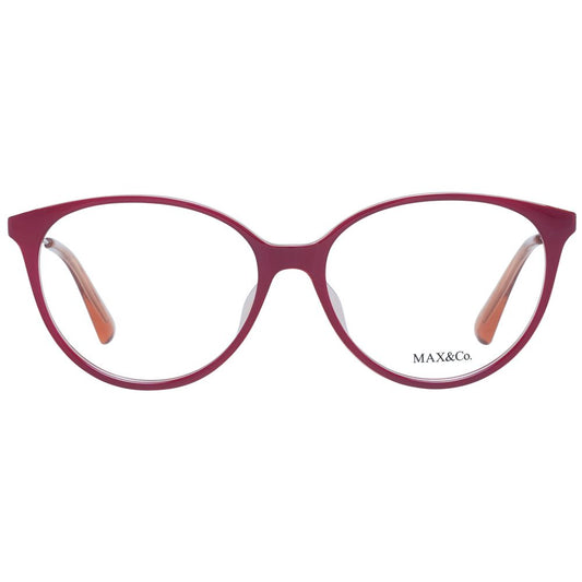 Burgundy Plastic Glasses (Frames)