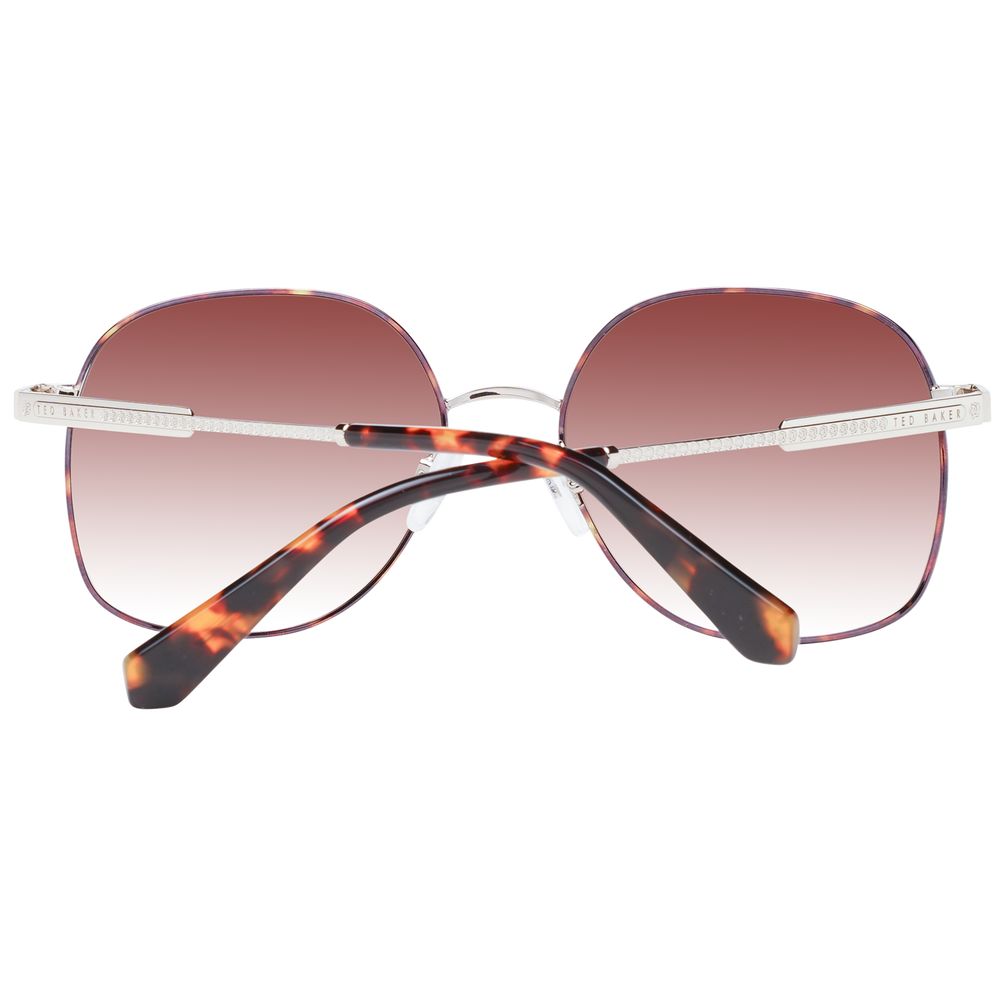 Brown Metal Sunglasses